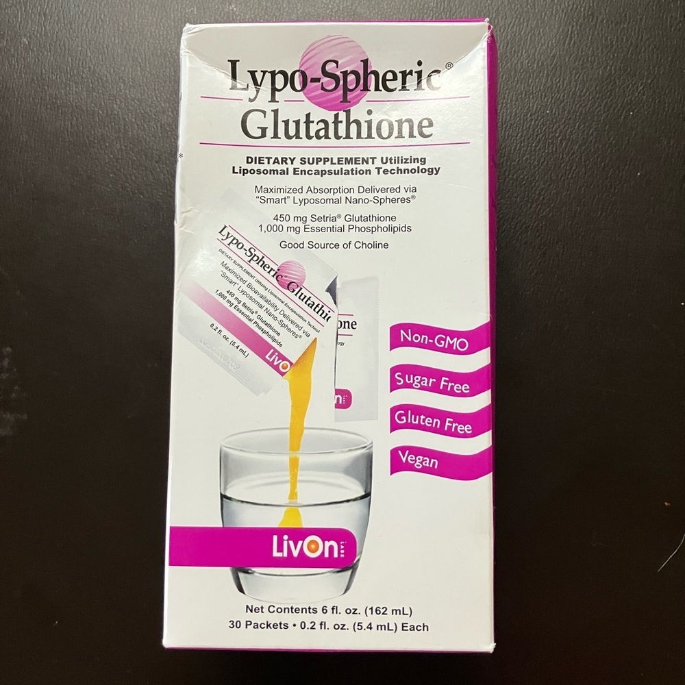 NIB Lypo-Spheric Glutathione 30 Packets